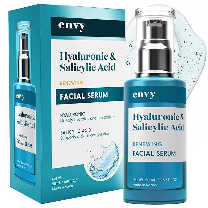 Envy Facial Serums (Hyaluronic & Salicylic Acid)