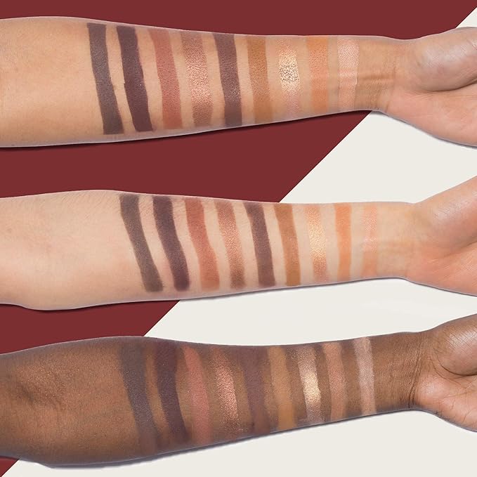 Mented Cosmetics Eyeshadow Palette Nude and Dark Eyeshadows, Vegan, Paraben-Free Cruelty-Free Makeup, Made in USA, Neutral and Dark Glam Eyeshadow, 16.38g/0.58oz, 9 Pan, Everyday