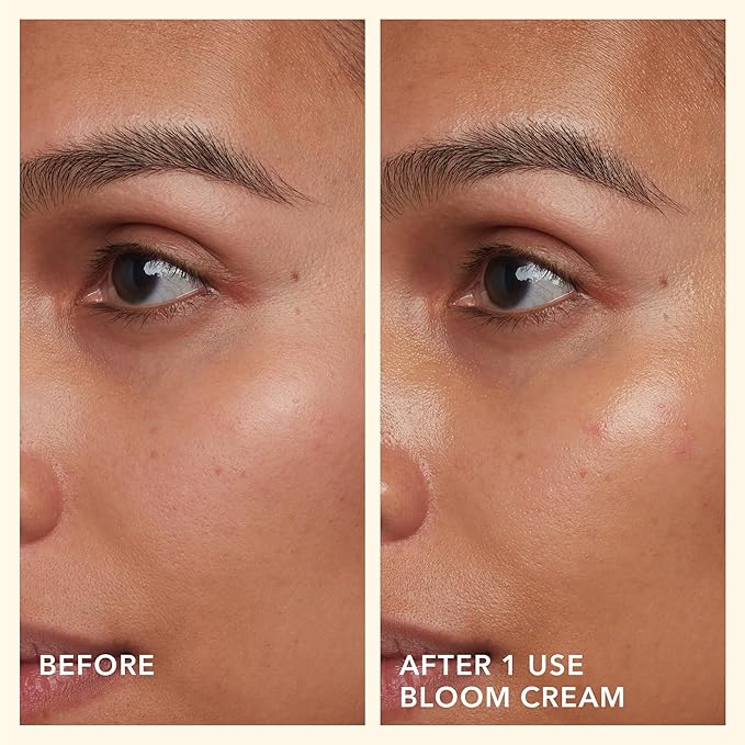 Beekman 1802 Bloom Cream Goat Milk Face Moisturizer, 15mL - Lightweight, Gentle, Deeply Hydrating & Nourishes Skin Barrier - All Skin Types - Cruelty Free - Packaging May Vary