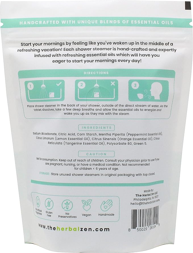 Bulk Shower Steamers with Essential Oils Combo Set by The Herbal Zen (3 Packs of 10 Tablets, Value Set), Bulk Shower Bombs, Relaxation Gift for Women and Men, Birthday Gifts, Mothers Day Gift