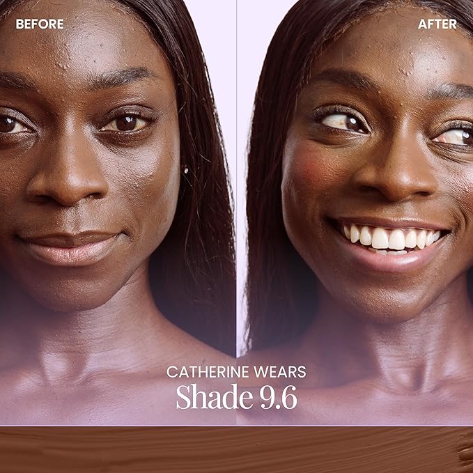 Naked Sundays BeautyScreen™ SPF 50 Mineral Peptide Foundation Tint – 2-in-1 Skin Tint & Mineral Sunscreen | Radiant, Buildable Coverage, Acne-Safe, Infused with Peptides (9.6. Rich Neutral, 1.01 oz)