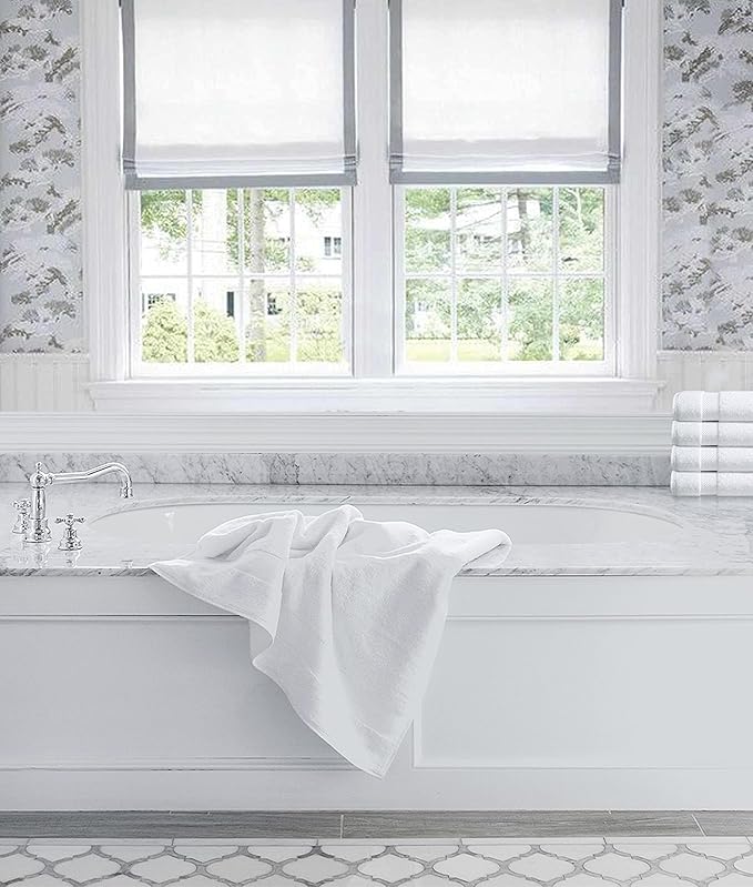 Delara Organic Cotton Luxuriously Plush Bath Towel 33 Piece Set|GOTS & Oeko-TEX Certified|Premium Hotel Quality Towels|Feather Touch Technology|650 GSM Long Staple|Soft, Quick Dry & Ultra-Absorbent