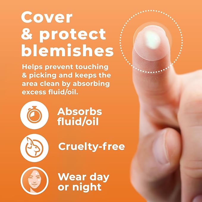 Acne Patches (120 Count), Hydrocolloid Pimple Patches for Face - Zit Patch Acne Dots - Cystic Acne Patches Treatment - Pimple Patch with 3 Size Acne Stickers