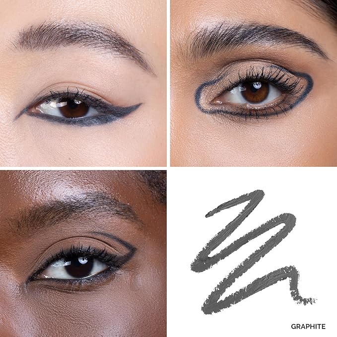 OFIR Waterproof Eye Pencil | Vegan, Cruelty-Free & Smudge-Proof | Creamy Gel Formula for Smooth Application | Long-Lasting, Full-Coverage, Precise Eyeliner Pencil (Graphite - Soft Black)