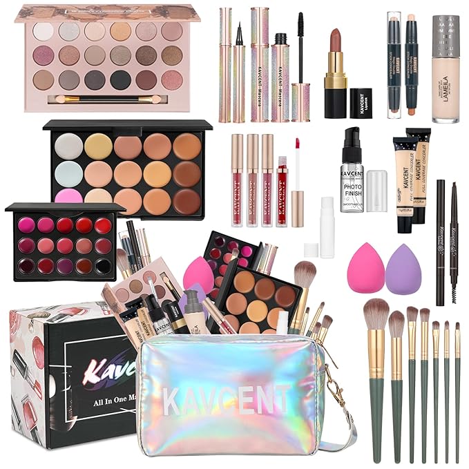 Makeup Sets for Teens Makeup Kit for Women Full Kit Makeup set Makeup Kit Eyeshadow Palette Foundation Makeup Gift Set for Women Teenager Teen Girls