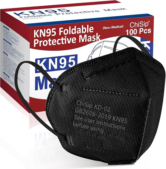 ChiSip Disposable Face Masks, 5 Layer Breathable Masks for Adult, Men, Women