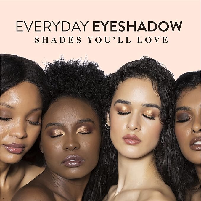 Mented Cosmetics Eyeshadow Palette Nude and Dark Eyeshadows, Vegan, Paraben-Free Cruelty-Free Makeup, Made in USA, Neutral and Dark Glam Eyeshadow, 16.38g/0.58oz, 9 Pan, Everyday