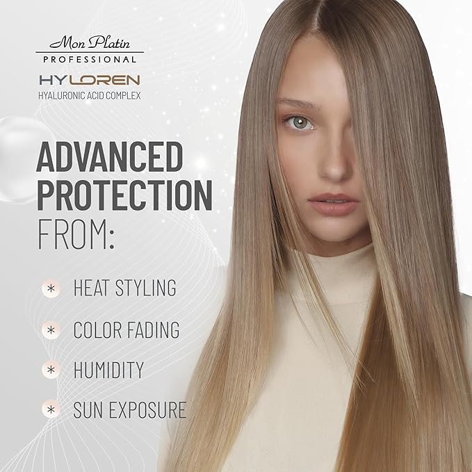 Hyloren Dream Blow Dry Hair Spray Heat Protection for Colored/Dry Hair - Color Save Formula, Humidity Resistant, Smooth, Uniform Hair, Locks in Moisture, High Gloss Shine - 250ML