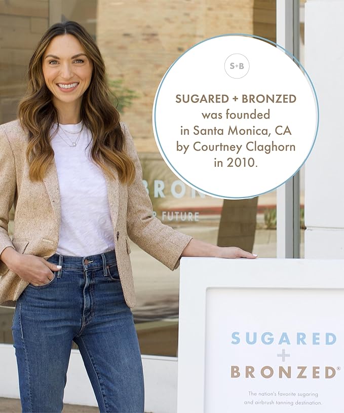 SUGARED + BRONZED Hocoba Oil® – Hydrating & Nourishing Body Oil with Jojoba & Coconut, Lightweight, Non-Greasy Formula for All Skin Types. Perfect Daily Moisturizing (8 fl oz)