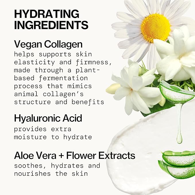 Pacifica Beauty Vegan Collagen SPF 30 Broad Spectrum Sunscreen Every Day Face Lotion, UVA/UVB Protection for All Skin Types, Lightweight, Moisturizing & Hydrating, Cruelty Free, White, 1.7 Fl Oz