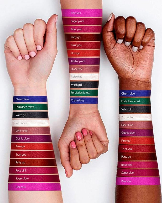 MAKI YIKA Dark Red Lipstick for Women Color Stay Long Lasting Lipsticks, No Smudge Matte Liquid Lipstick Transferproof Cruelty-Free Lip Color | PARTY GO