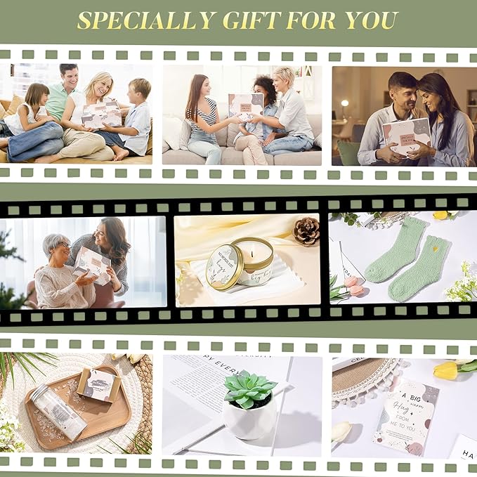 Get Well Soon Gift Baskets for Women, Care Package for Women After Surgery Recovery Gifts, Birthday Gifts, Thinking of You Cancer Care Gift for Sick Friends, Feel Better Encouragement Box