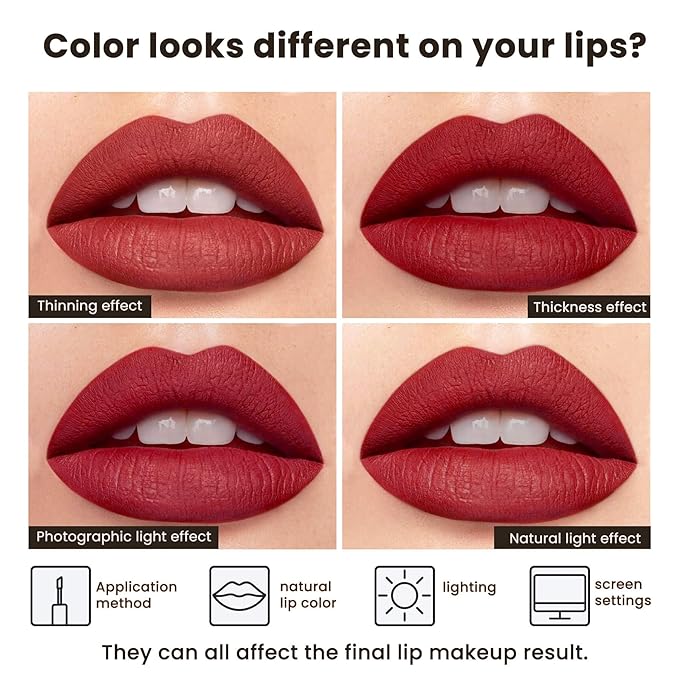 Pink Matte Liquid Lipstick,Super Stay Highly Pigmented Rich Lip Colors Smudge Proof Waterproof Transfer-Resistant (Nude Pink)