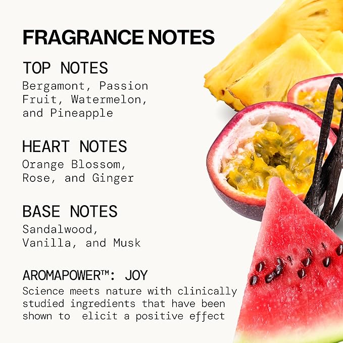 Pacifica Passion Fruit Perfume – Tropical Fruity Floral Clean Perfume for Women with Passionfruit, Pineapple & Vanilla, Vegan, Non-Toxic, Beachy Summer Scent (2 fl oz)