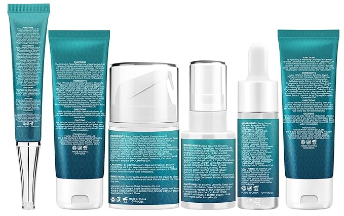 Skin Care Set for Teens Women,Anti-Aging Deeply Hydrates Repairs Skincare Gift Set for All Skin,Facial Skin Care Products Routine Kit Christmas Beauty Gift Set for Women