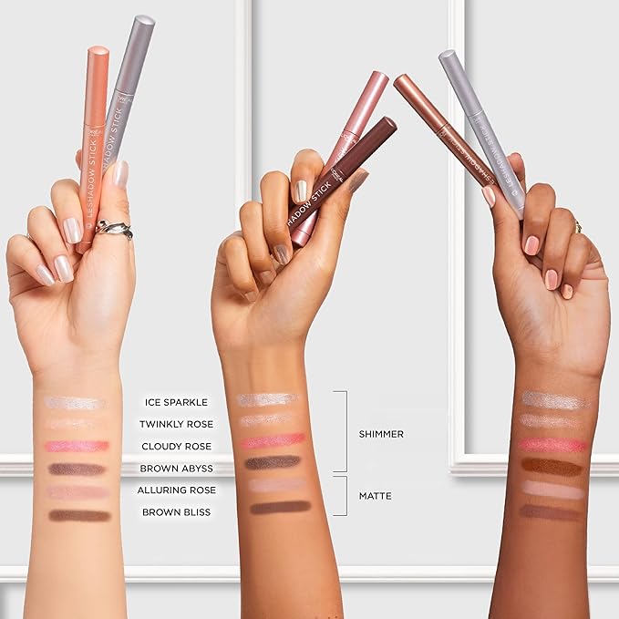 L'Oreal Paris Makeup Le Shadow Stick Eyeshadow, Blendable, Smudge-Resistant, Cream Eyeshadow, Cloudy Rose, 0.05 Oz