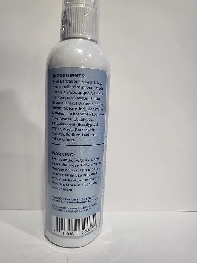 Acne Prone Skin Facial Toner | 2% Salicylic Acid Spray for Cystic & Hormonal Acne | Witch Hazel Face Toning Treatment for Women & Men | Acne Eliminating Mist | 1000+ Sprays