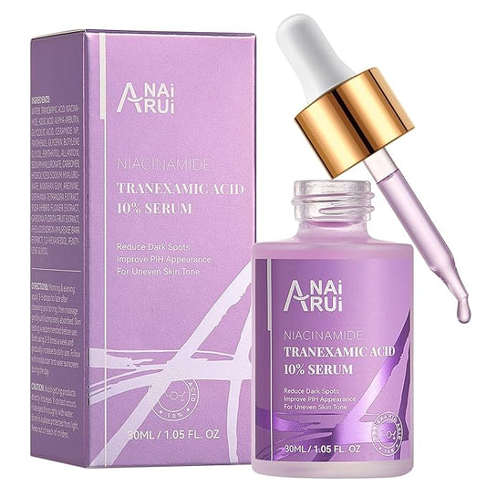 ANAI RUI 10% Tranexamic Acid Serum With Niacinamide,Kojic acid, Arbutin,Ceramide, for Uneven Skin Tone 1.05 FL.Oz