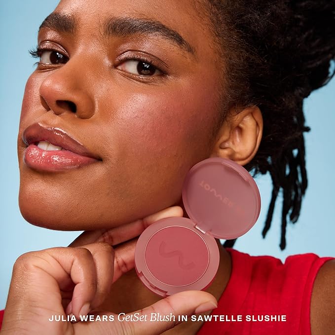 GetSet™ Matte Powder Blush - Sawtelle Slushie, Setting + Blurring Rose Blush