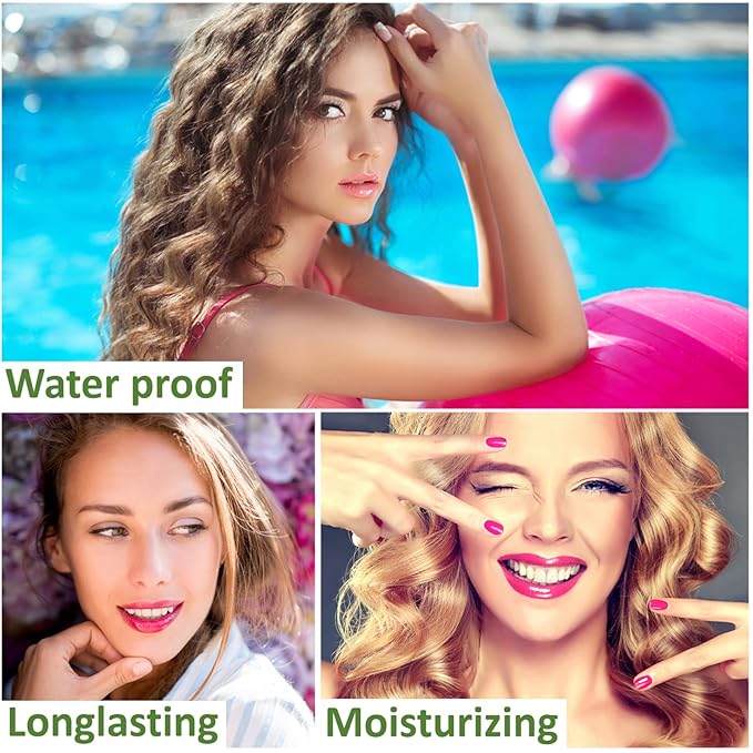 Aloe Jelly Lipstick,Long Wear Nourishing Lip stick,Waterproof Moisturizing Color Changing Lip Balm Lipstick,Lip Gloss,Magic Temp Color Change Matte Lip Gloss Makeup