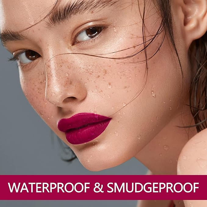 MAKI YIKA Purple Lipstick for Women Color Stay Long Lasting Lipsticks, No Smudge Plum Matte Liquid Lipstick Transferproof Cruelty-Free Lip Color |Sugar Plum