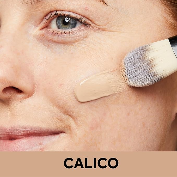 No7 Protect & Perfect Advanced All in One Foundation - Calico - Age Defying Foundation Makeup with SPF 50 - Makeup Base Cream Helps to Reduces Redness & Blurs Visible Pores (30ml)