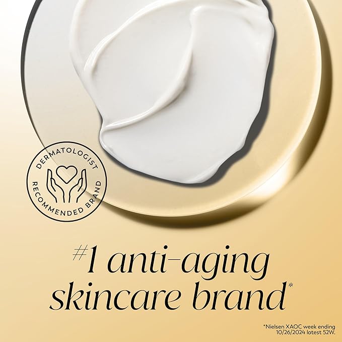 Olay Collagen Peptide Face Moisturizer, Firming Cream for Women, Fragrance-Free, Non-Greasy - Hydrating, Anti-Aging, Anti-Wrinkle, Smooth Fine Lines, Plumping Skin Care - Niacinamide, 1.7 Oz