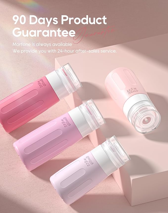 Morfone 16 Pack Travel Bottles Set for Toiletries, TSA Approved Travel Containers Leak Proof Silicone Squeezable Travel Accessories 2oz 3oz for Shampoo Conditioner Lotion Body Wash (BPA Free)