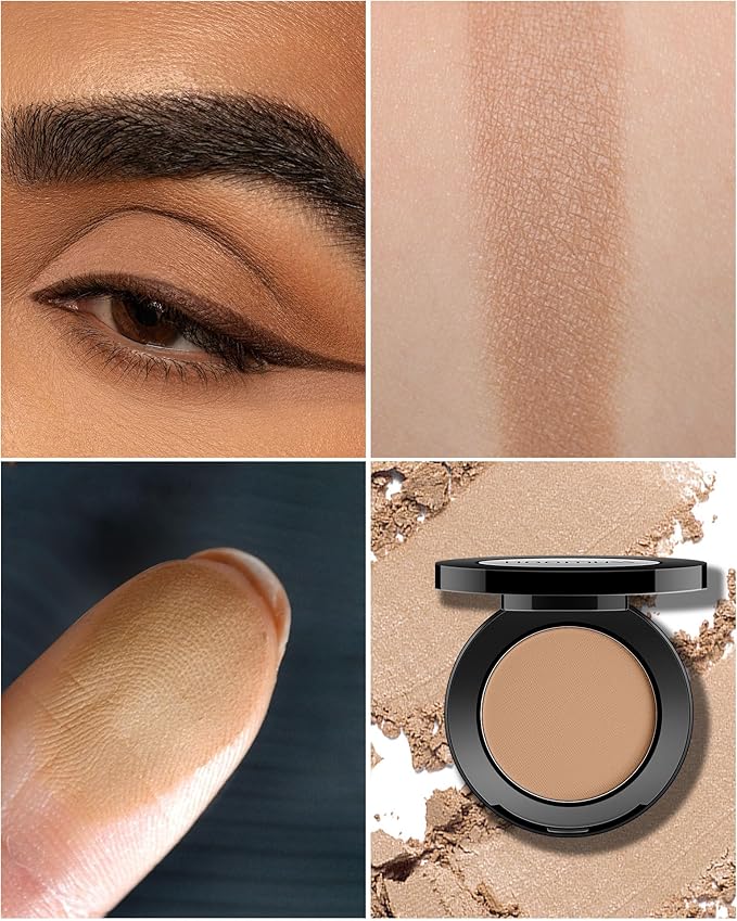 Brown Eyeshadow Matte Handmade Bold Eyes Sahdow Pressed Powder Palette High Pigmented Long Lasting Brown Eyeshadows-1Brown