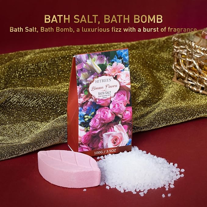 Gifts For Women Gift Basket for Women– 9 Piece Set of ROSE JASMINE Home Spa Set, Spa Gift Basket, Friendship Gifts, Shower Care Set - Bath Pampering Package, Bath Gift Set for Her, Mom, Mothers Day