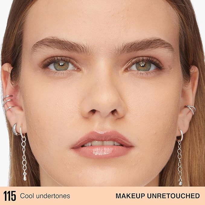 Maybelline Super Stay Lumi-Matte Foundation, Lightweight and Buildable Full Coverage Foundation Makeup For Up To 30HR Wear, 115, 1 Count