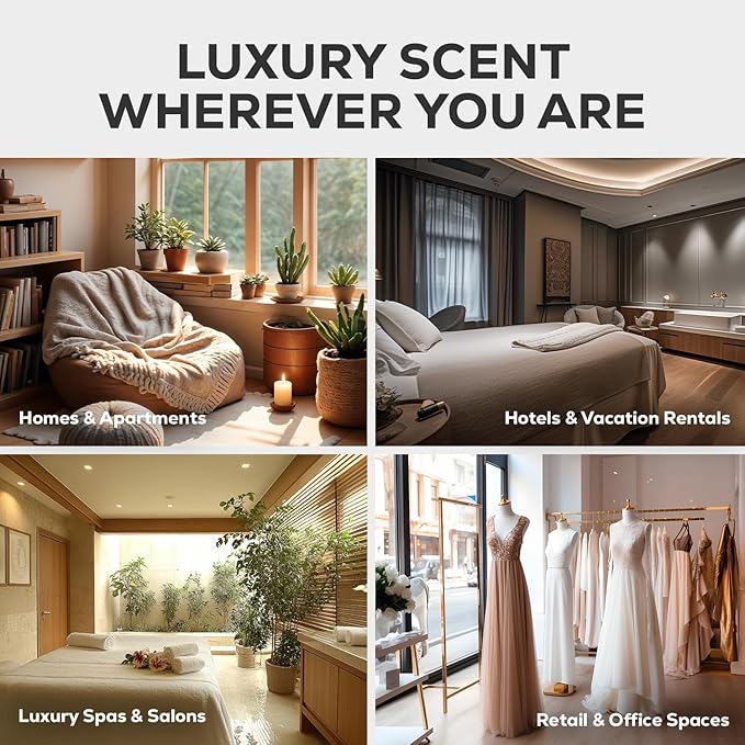 Aroma Country Luxury Hotel Diffuser Oil Scent Oil for Diffuser & Air Fresheners for Home - Essential Oil Diffuser Refill, Home Fragrance Collection with Gardenia & Amber (1 Fl. Oz)