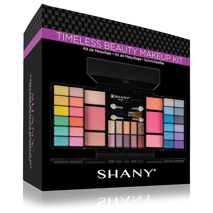SHANY 'Timeless Beauty' Kit - 36 Eye Shadows, 6 Blushes, Mini Mascara, and Applicators