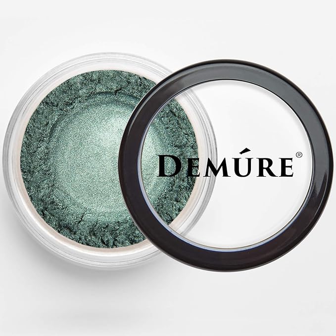 Demure Mineral Make Up (Emerald Green) Eye Shadow, Shimmer Eyeshadow, Loose Powder, Glitter Eyeshadow, Eye Makeup, Professional Makeup