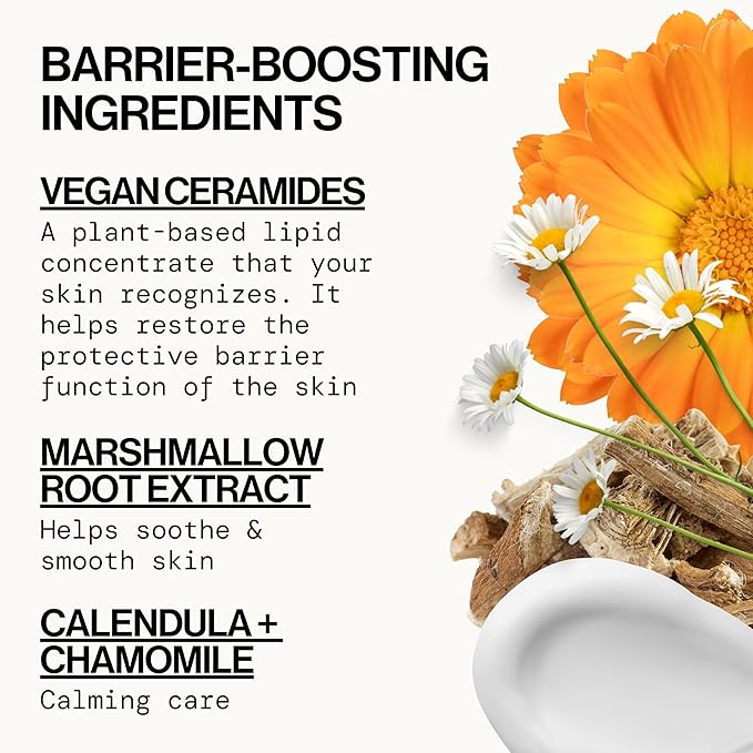 Pacifica Face Moisturizer - Vegan Ceramide Barrier Repair Face Lotion, Hydrating, For Dry Skin, Dermatologist Tested, Safe for Sensitive Skin, Fragrance Free, Vegan + Cruelty Free