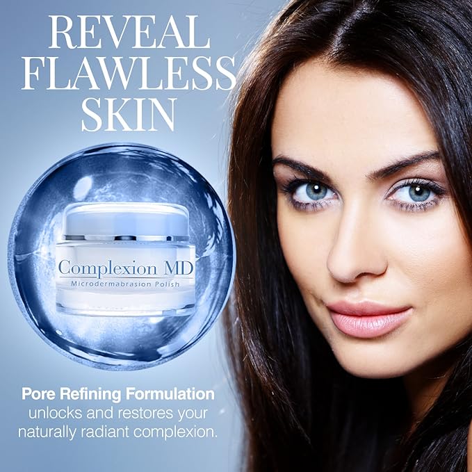 Anti Aging 2 Step Skin Care System (Bundle) - Microdermabrasion Scrub (1.69 oz) + Anti Wrinkle Cream (1 oz) - Reduce Fine Lines & Wrinkles - with Peptides & Hyaluronic Acid