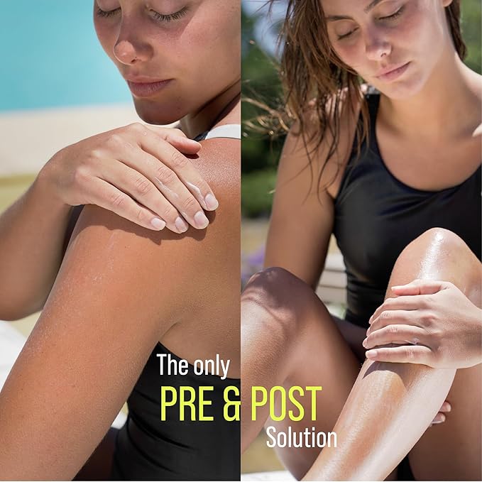 TRIHARD Chlorine Removal Body Wash and Lotion Set, Protects and Hydrates Sensitive Skin from Pool and Ocean, Pool Essentials for Pre and Post Swim Chlorine Skin Protection