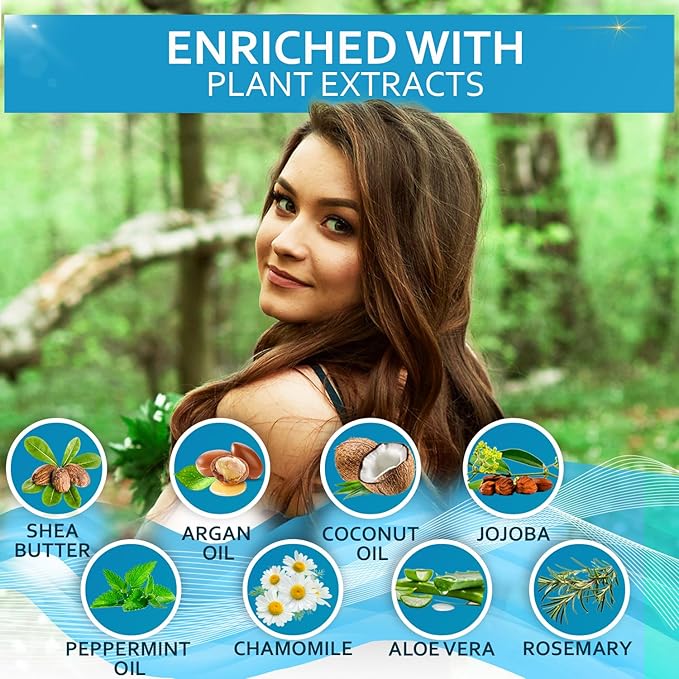 Biotin Hair Mask - Volume Boost and Deep Conditioner for Dry, Damaged Hair - Hydrating Repair Treatment for Women and Men - Moisture Conditioning for Curly Hair and Split Ends - Sulfate Paraben Free