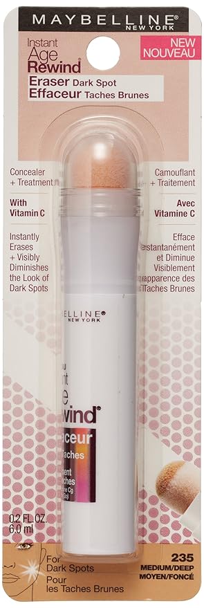 Maybelline New York Instant Age Rewind Eraser Dark Spot Concealer Plus Treatment, Medium/Deep, 0.2 Fluid Ounce