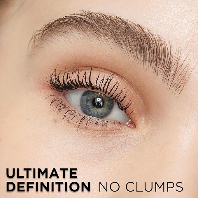 L'Oreal Paris Makeup Telescopic Original Lengthening, Lash Separating Mascara with Dual Precision Brush, Washable, Black, 0.27 Fl Oz., 2 Count