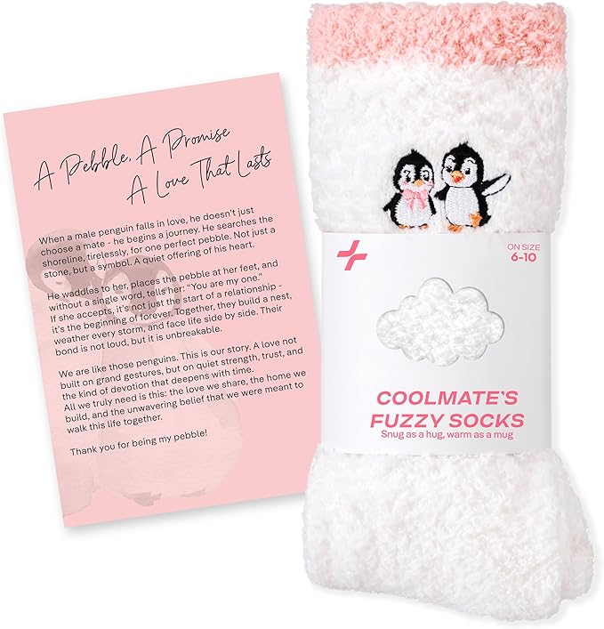 CoolMate GLOBAL Fuzzy Socks for Women Gift Box, Cozy, Soft, Comfy & Cloud-Like Socks, Plush, Durable for Spa, Home