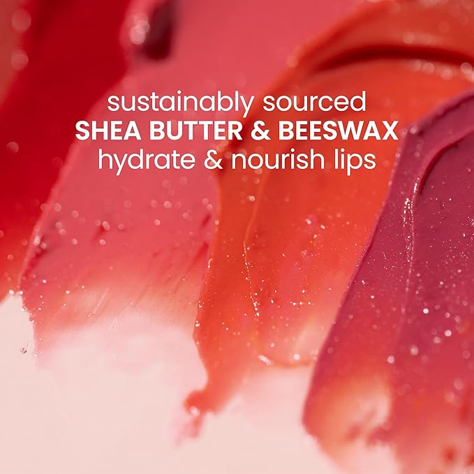 Burt's Bees Lip Tint Balm Stocking Stuffers Gifts, Long Lasting 2 in 1 Duo Tinted Balm Formula, Color Infused with Hydrating Shea Butter for a Natural Looking Buildable Finish, Petal Rose (16-Pack)