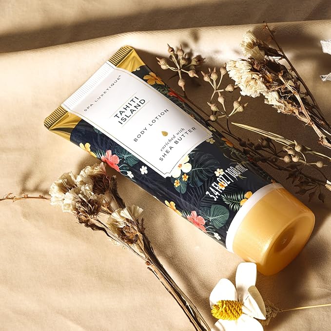 Spa Gifts Basket for Women, Spa Luxetique Tahiti Island Bath Gift Set, 15pcs Luxury Self Care Kit with Bath Bombs, Essential Oil, Hand Cream, Bath Salt, Tote Bag, Birthday Day Gifts