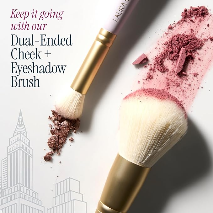 LAURA GELLER NEW YORK Glam On the Go Eyeshadow & Blush Palettes - Each Set Includes Three Palettes - Ready for Gifting - Easy to Use Makeup for Mature Skin