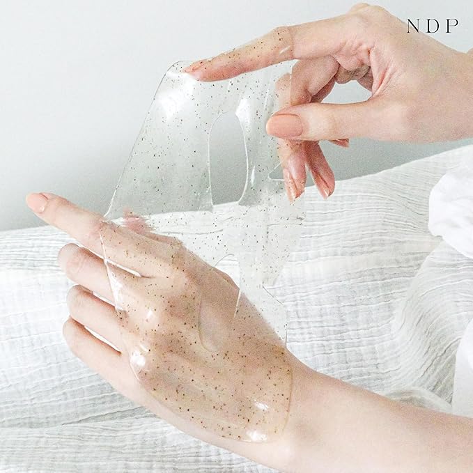 NDP Collagen Cica Cooling Hydro Mask – World’s First Freeze-Ready Hydrogel Face Mask with 55,000Da Vegan Collagen, Real Mugwort & Centella – Korean Mask for Sensitive Skin, 36g x 4ea