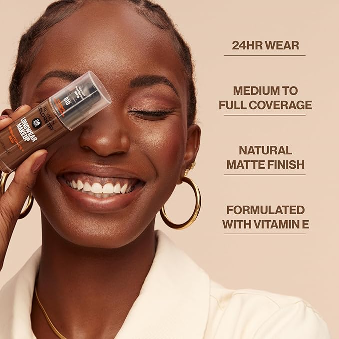 Revlon Liquid Foundation, ColorStay Face Makeup for Combination & Oily Skin, SPF 15, Medium-Full Coverage with Matte Finish, 350 Rich Tan, 1 fl oz