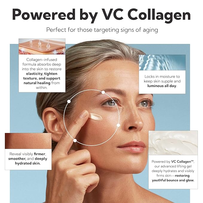 PERFECT ONE Lifting Gel - Helps The Skin Appear Firmer and Moisturized - All-in-One Skin Care Serum, Moisturizer, & Facial Mask - With VC Collagen, Niacinamide, Retinol, and Hyaluronic Acid, 50g