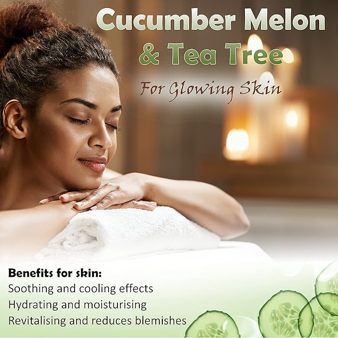 Tea Tree and Arnica Oil Bath & Body Gift Basket for Men & Women. Natural Spa Basket for Women & Men. Aromatherapy Bed Bath Body Spa Gift Set, Lotion Gift Set