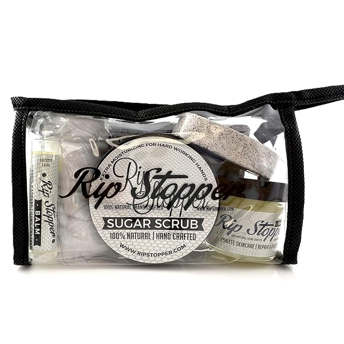 Rip Prevention Kit Rip Stopper | Repair and Prevent Skin Rips, Blisters, Cracks, Tears & Abrasions | 100% Natural Skincare | Rock Climbing, Weightlifting, Rowing