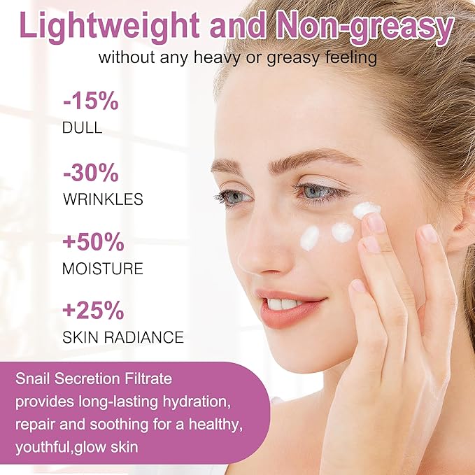 Skin Care Set for Women Teens,Snail Mucin Anti-aging Moisturize Repair Soothe Hydrate Facial Skin Care Routine Kit for Dull & All Skin,Travel Skincare Stocking Stuffers Christmas Gifts for Women